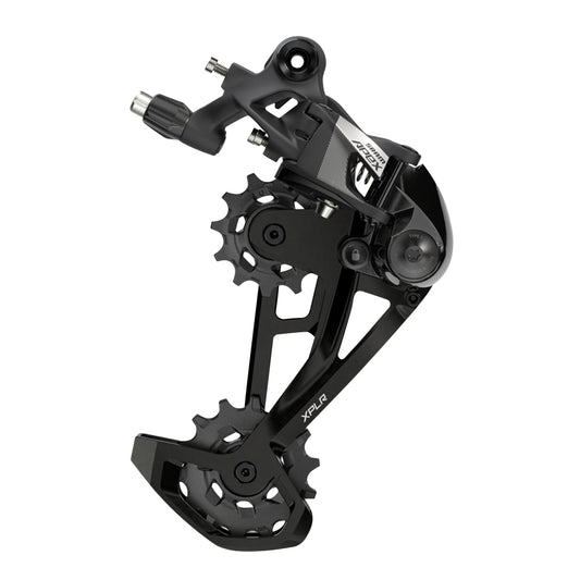 Dérailleur route - gravel arrière Sram 12v. apex xplr d1 chape moyenne noir mono plateau max 44dts