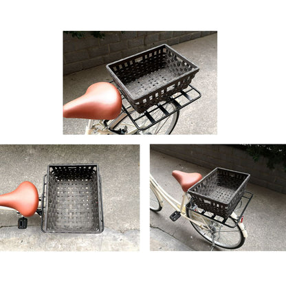 Newton aluminum black bicycle rack plate 40x40cm