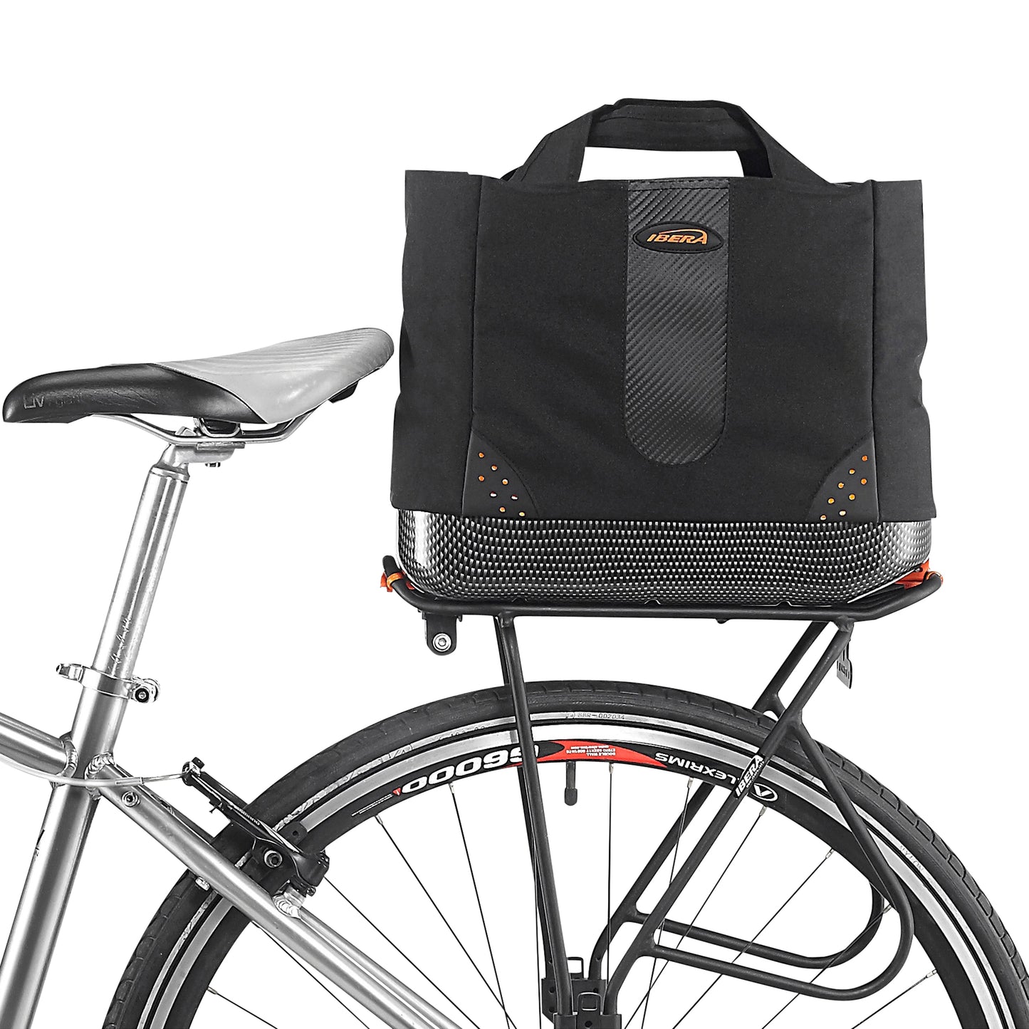 Ibera Shopping PakRak 16L Black Rear Basket-Bag