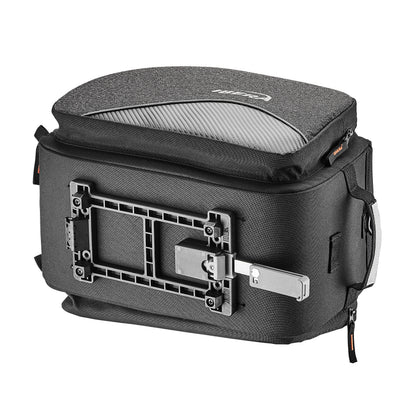 Sacoche arrière vélo trunkbag Ibera commuter bag mik noir 15l fixation porte bagage système mik 37.5x26x25cm