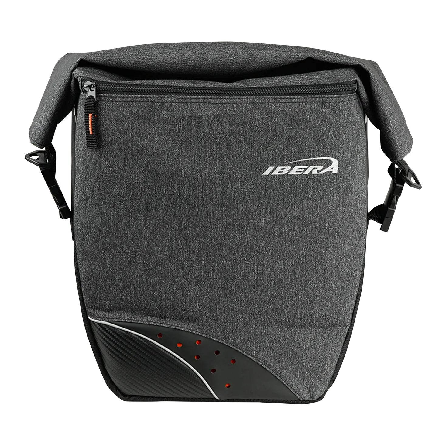 Ibera Pro Grey 30L Bike Side Pannier Pakrak Side System 32x16x34cm