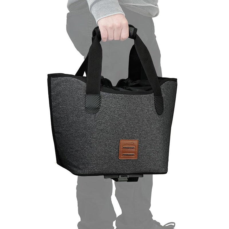 Panier-sac arrière Ibera Shopping gris 17L pour MIK