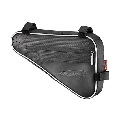 Sacoche de cadre vélo triangle Ibera resistant à l'eau noir 31x21x6cm