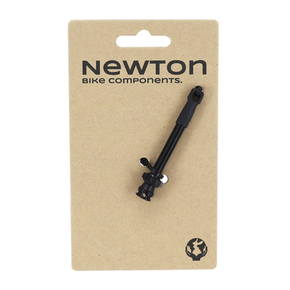 Newton Black 47mm Presta Tubeless Valve 4-hole