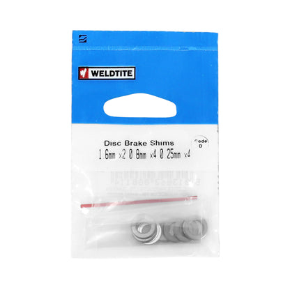 Brake disc spacer 6 holes Weldtite pack of 10 pcs