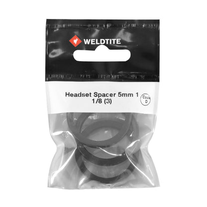 Entretoise direction alu 5mm 1"1/8 Weldtite