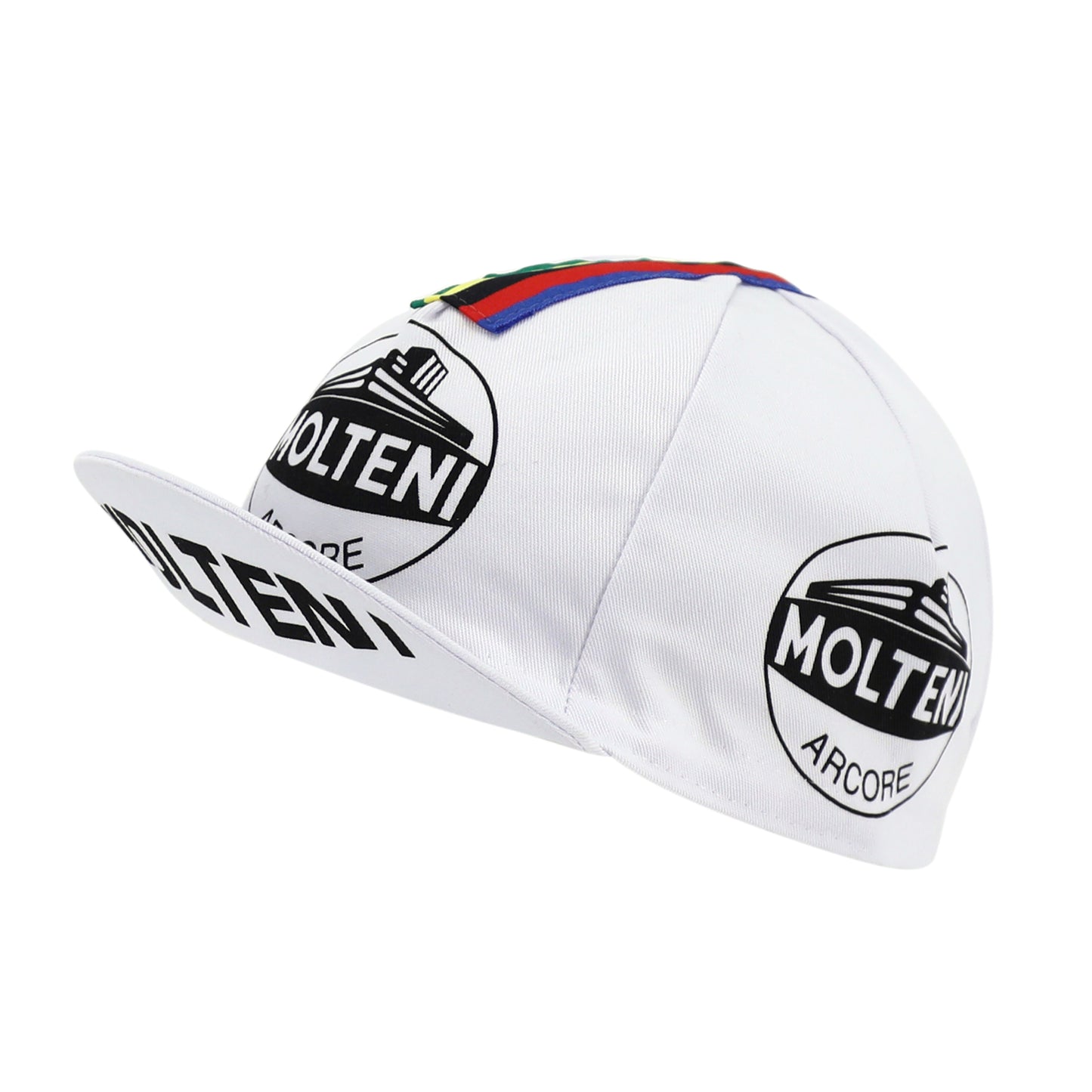 Casquette vélo équipe vintage molteni champion du monde blanc Gist