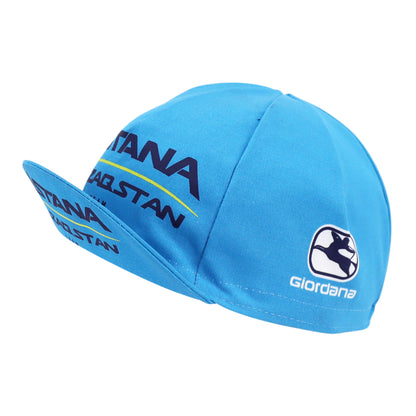 Casquette vélo équipe pro astana bleu clair Gist