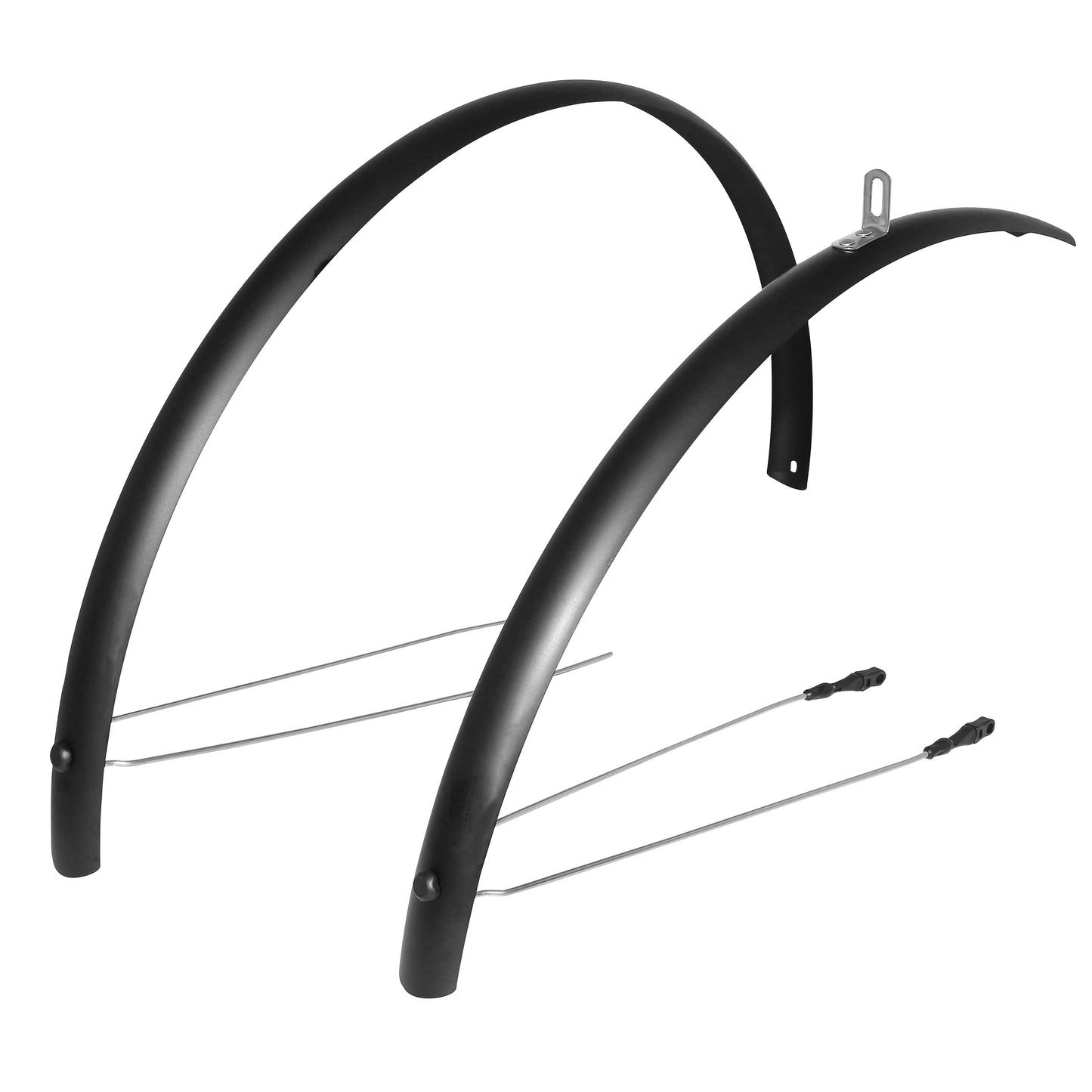 Garde-boue 28" Stronglight Tour tringles 48 mm noir mat (paire)