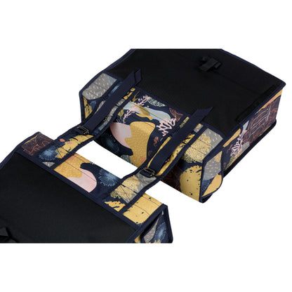 Basil Mara XL 35L Multicolor Double Pannier 43x14x36cm