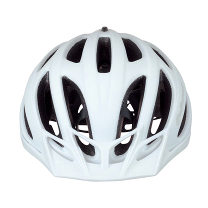 Polisport Adult City Bike Helmet Sport Flow In-Mold Matte White with White Visor