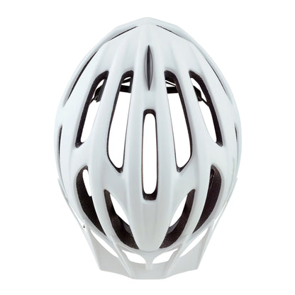 Polisport Adult City Bike Helmet Sport Flow In-Mold Matte White with White Visor