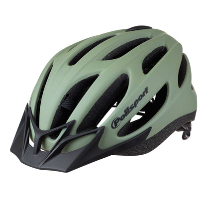 Polisport Sport Flow Adult City In-Mold Green Matte Cycling Helmet