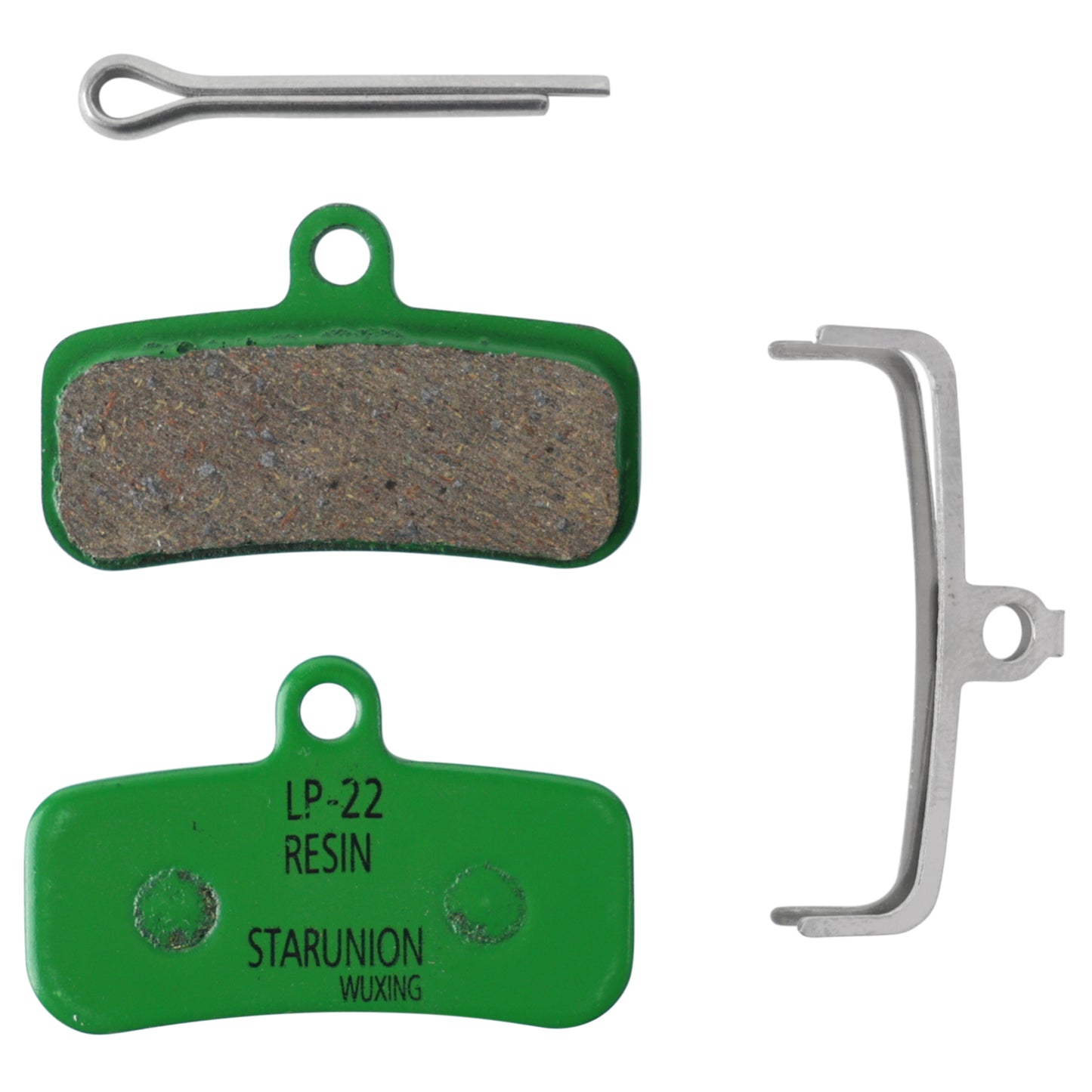 Plaquettes frein VTT PCP résine pour Star 4 pistons