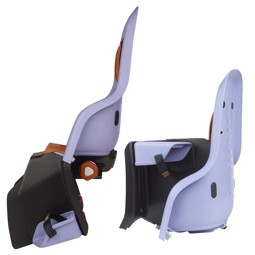 Siège enfant arrière Polisport Minia porte-bagage violet