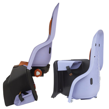 Siège enfant arrière Polisport Minia porte-bagage violet
