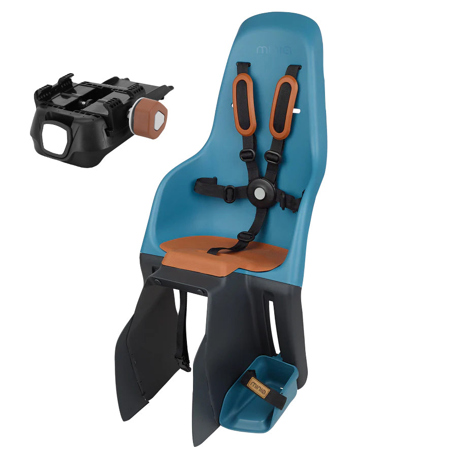 Siège enfant arrière Polisport Minia porte-bagage Neptune