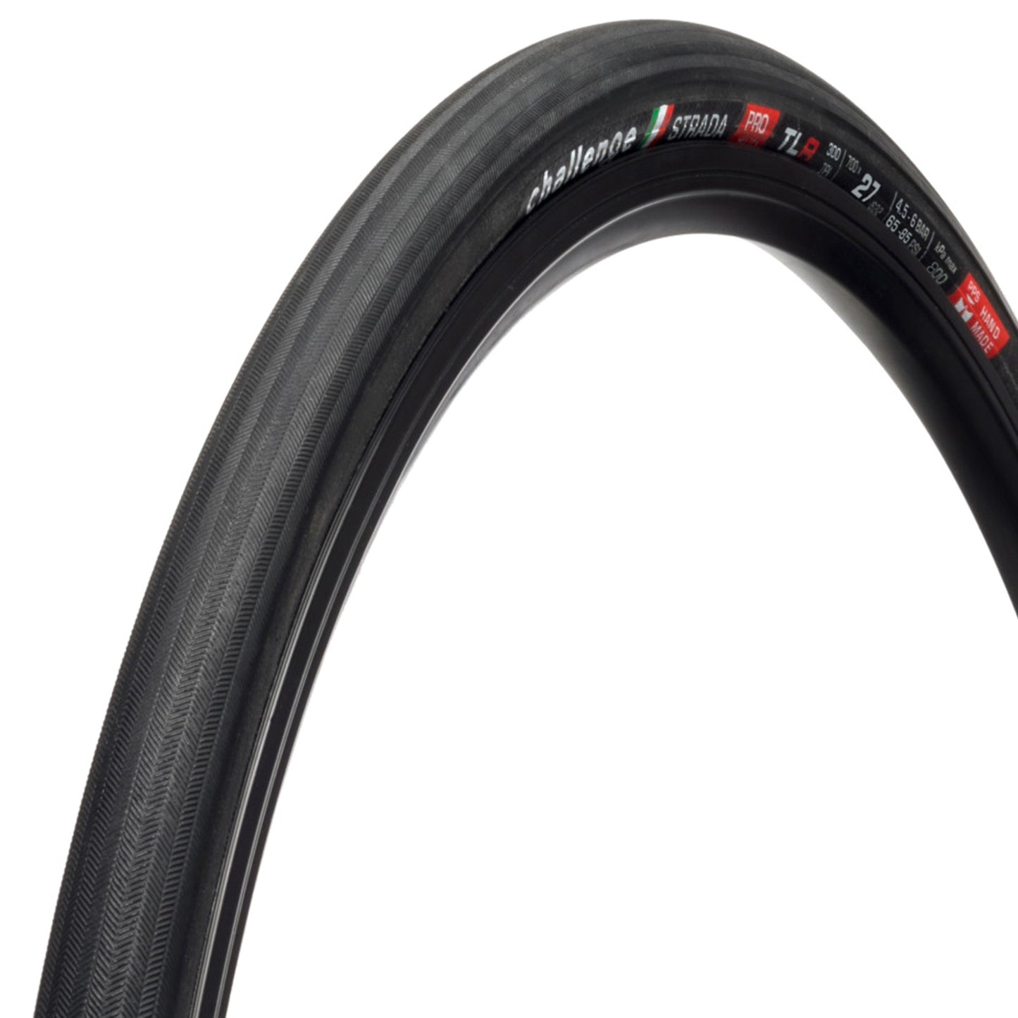 Pneu Route 700 X 25 Challenge Strada Proseries Noir Tubeless Ready 300TPI TS (25-622)