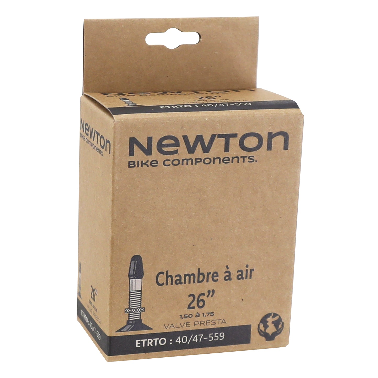 Bike Inner Tube 26 x 1.50-1.75 Newton Presta Valve