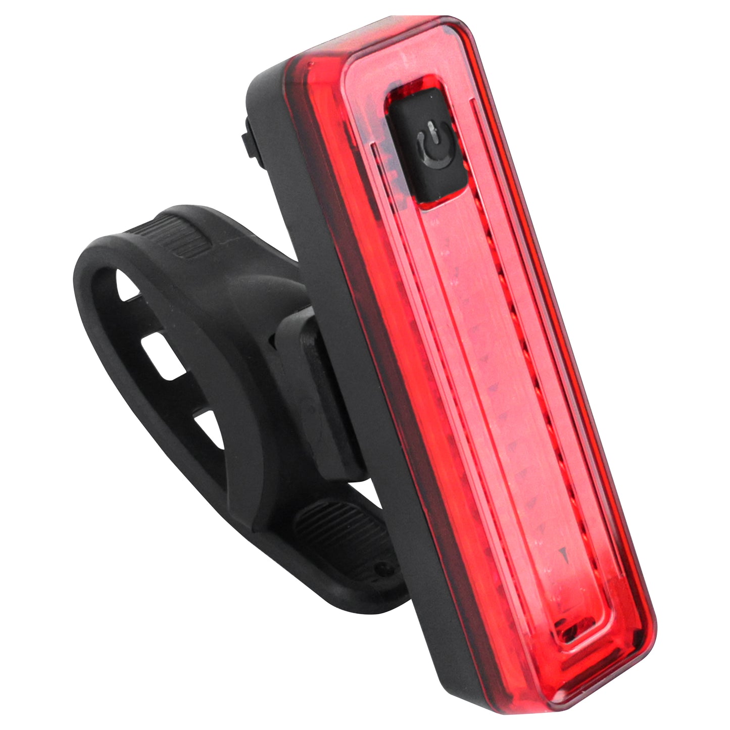 Eclairage vélo usb arrière sur tige de sellebarcob avec indicateur freinage noir à led PCP