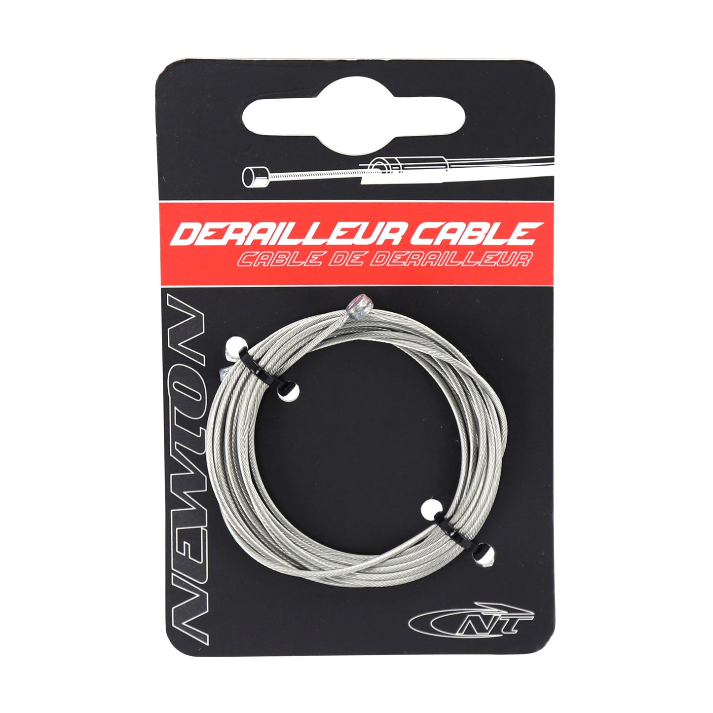 Newton reinforced stainless steel derailleur cable for Shimano