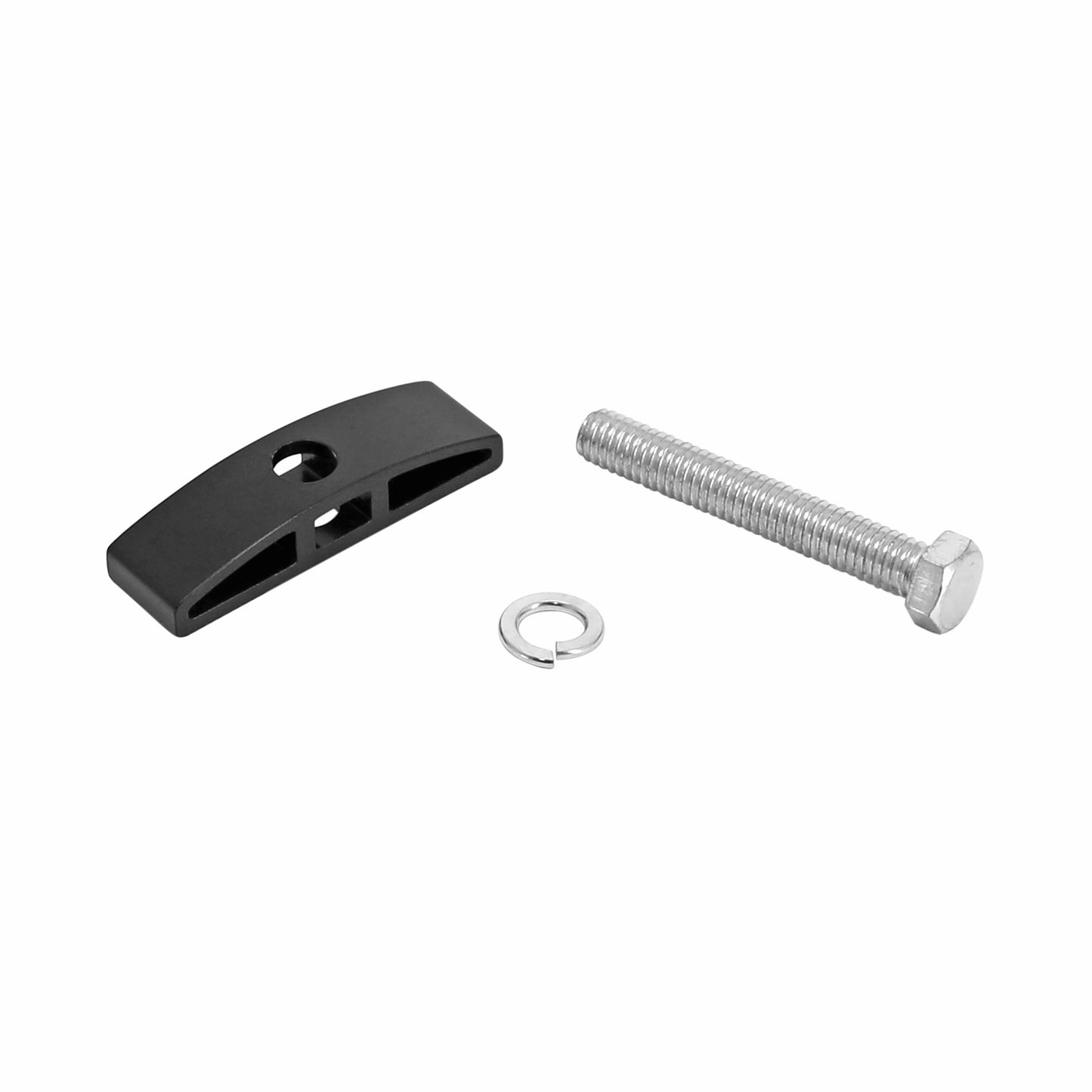 Black bicycle kickstand plate