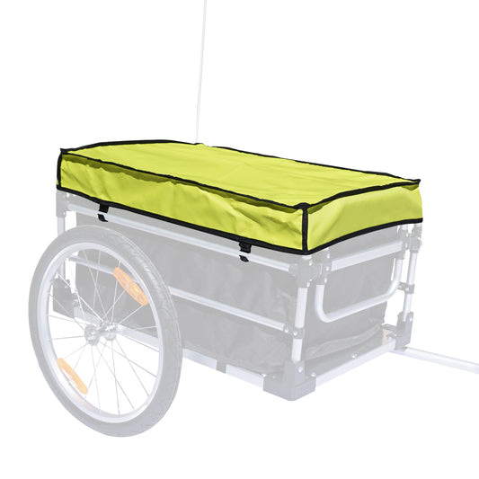 Yellow PVC trailer tarpaulin