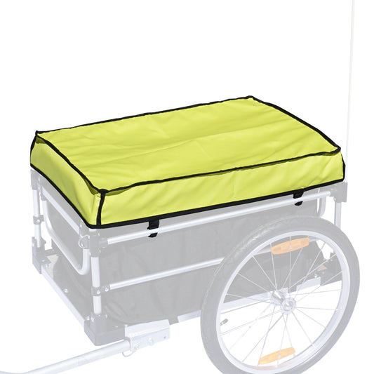 Yellow PVC trailer tarpaulin