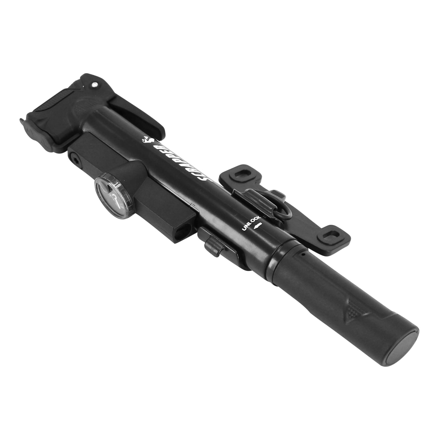 Pompe mini route VTT PCP alu résine 8 bars mano