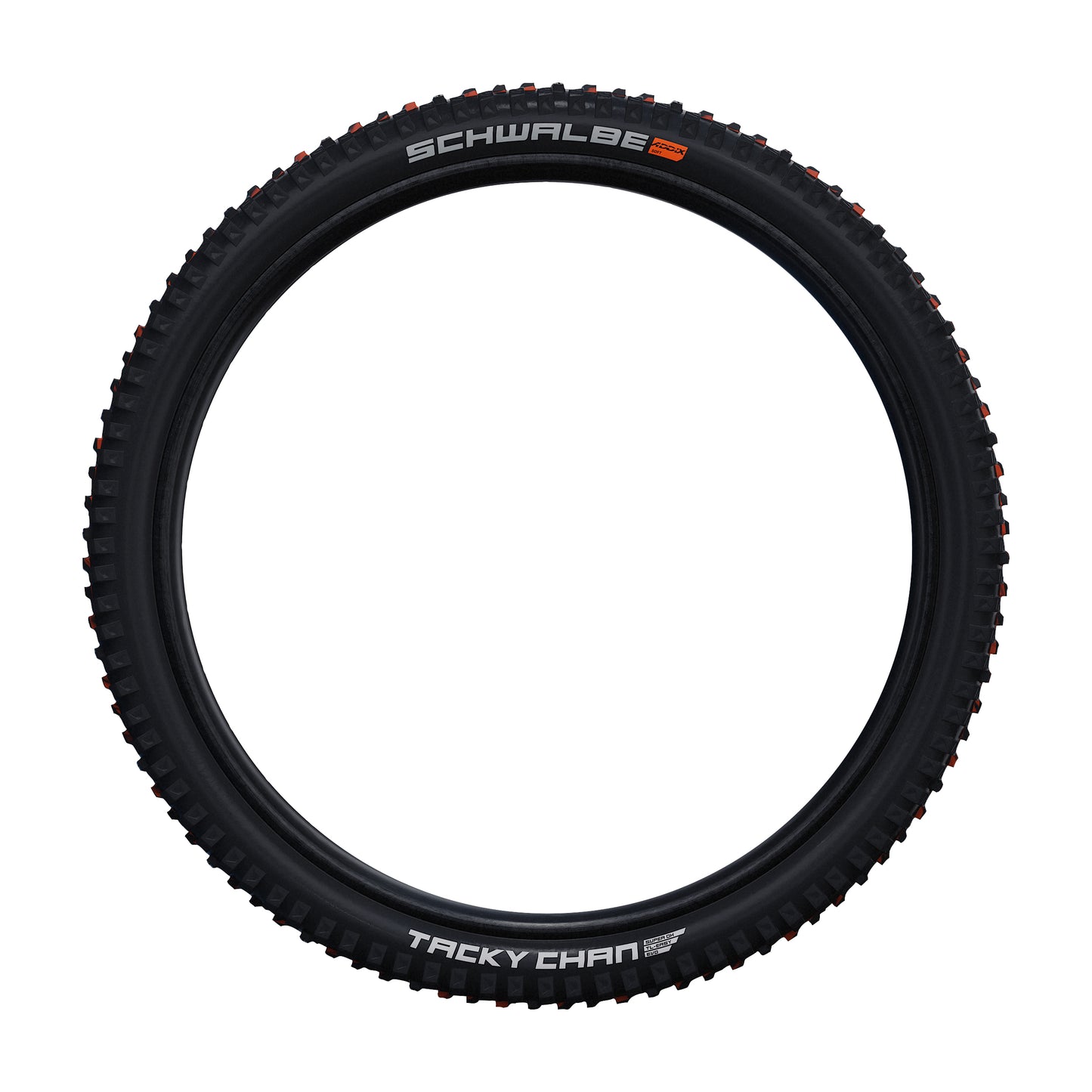 Pneu VTT Gravity - VAE 27.5 X 2.40 Schwalbe Tacky Chan Addix Super Gravity Soft Noir TLE Tubeless Ready TS (62-584) (650B) Compatible VAE