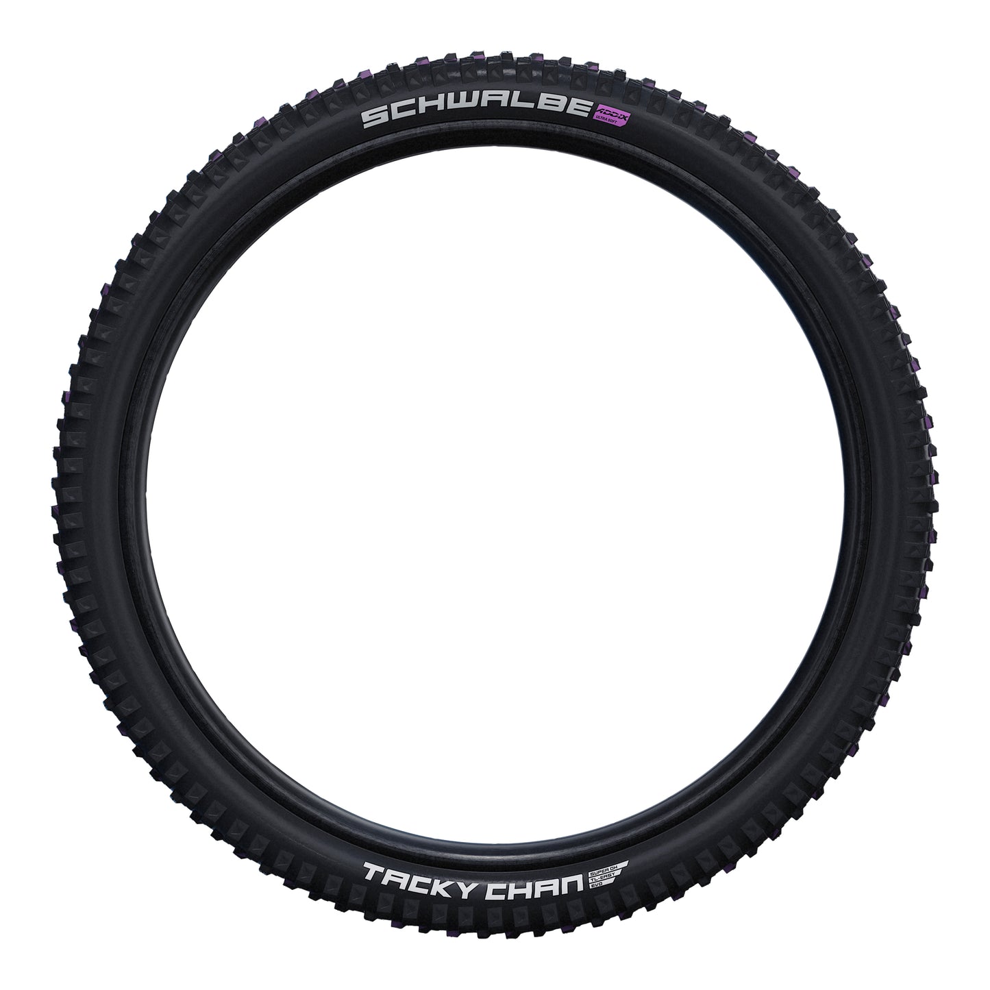 MTB Gravity Tire - E-Bike 29 X 2.40 Schwalbe Tacky Chan Addix Super Gravity Ultrasoft Black TLE Tubeless Ready TS (62-622) E-Bike Compatible