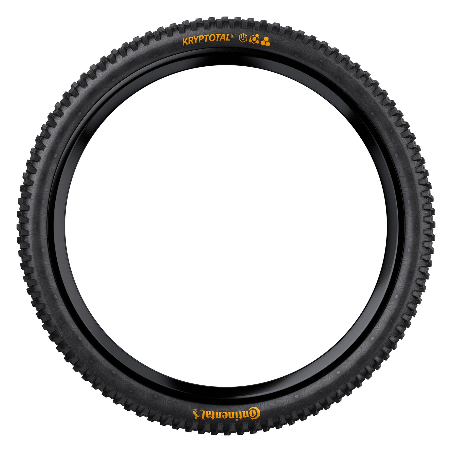 Pneu VTT Gravity 29 X 2.40 Continental Kryptotal Downhill Soft Rear-Arrière Noir Tubeless Ready TS (60-622) Terrains et Conditions Mixtes Compatible VAE E25