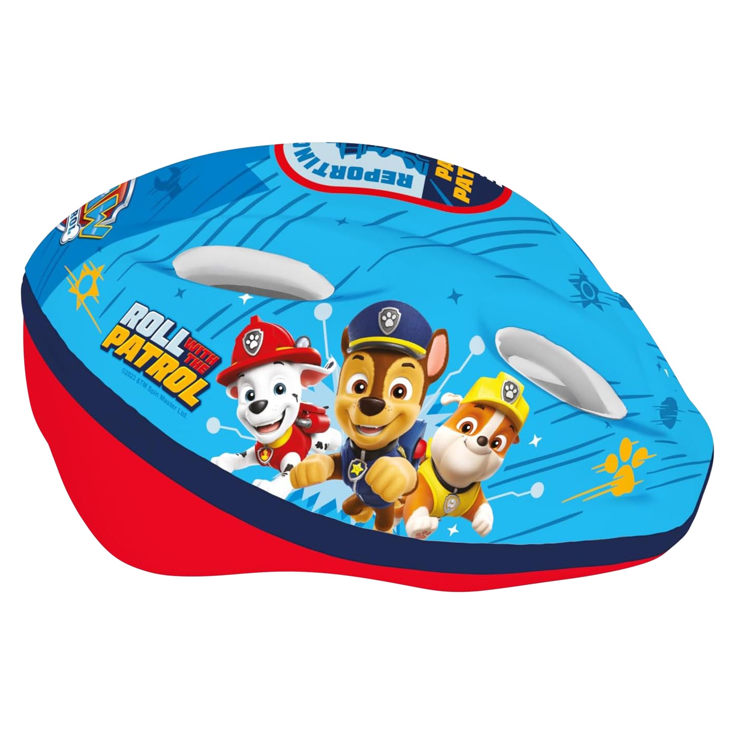Casque vélo enfant v2 paw patrol boy avec molette réglage (pat patrouille)