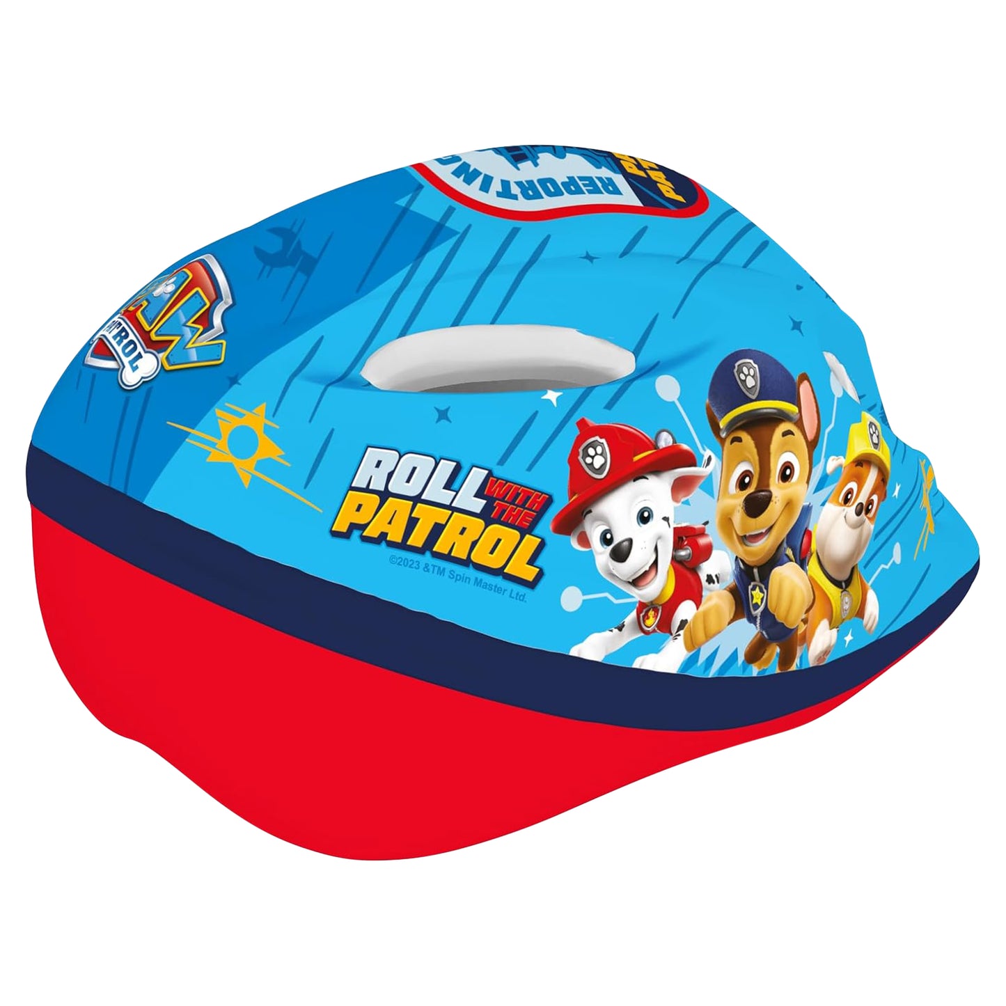 Casque vélo enfant v2 paw patrol boy avec molette réglage (pat patrouille)