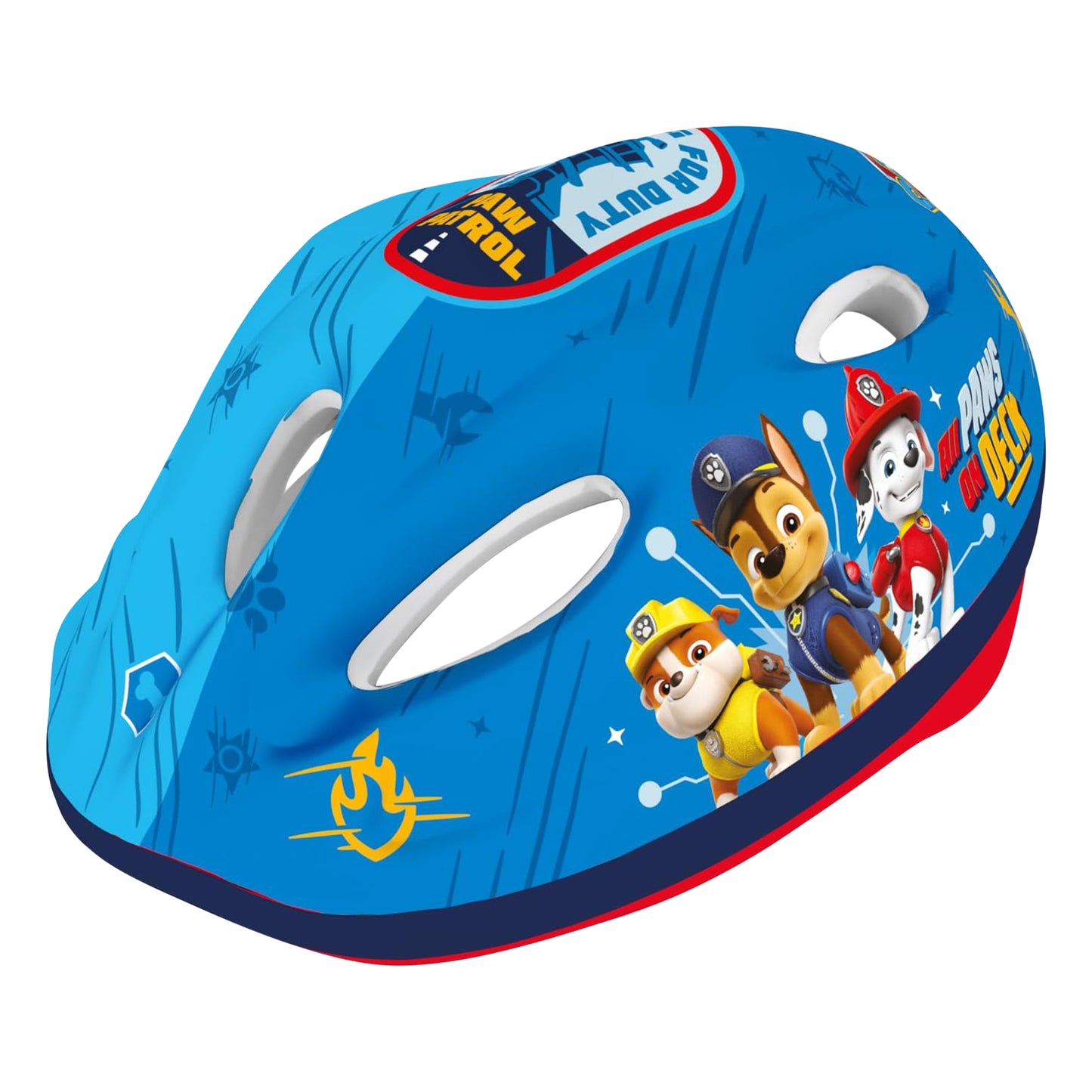 Casque vélo enfant v2 paw patrol boy avec molette réglage (pat patrouille)