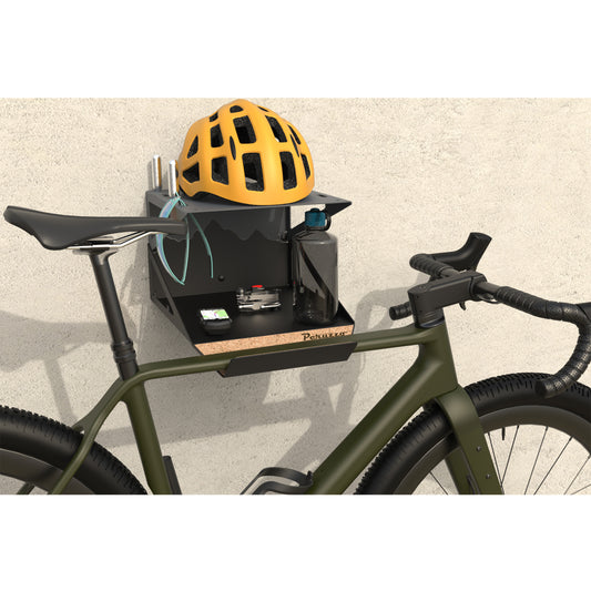 Peruzzo Bike Kit Box Wall Mount Black