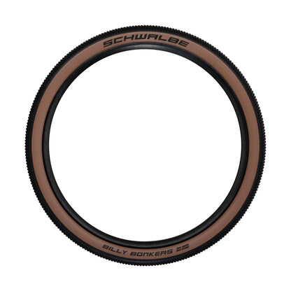 Pneu VTT DIRT 26 X 2.10 Schwalbe Billy Bonkers Noir-Flanc Bronze TR (54-559) Renfort K-Guard