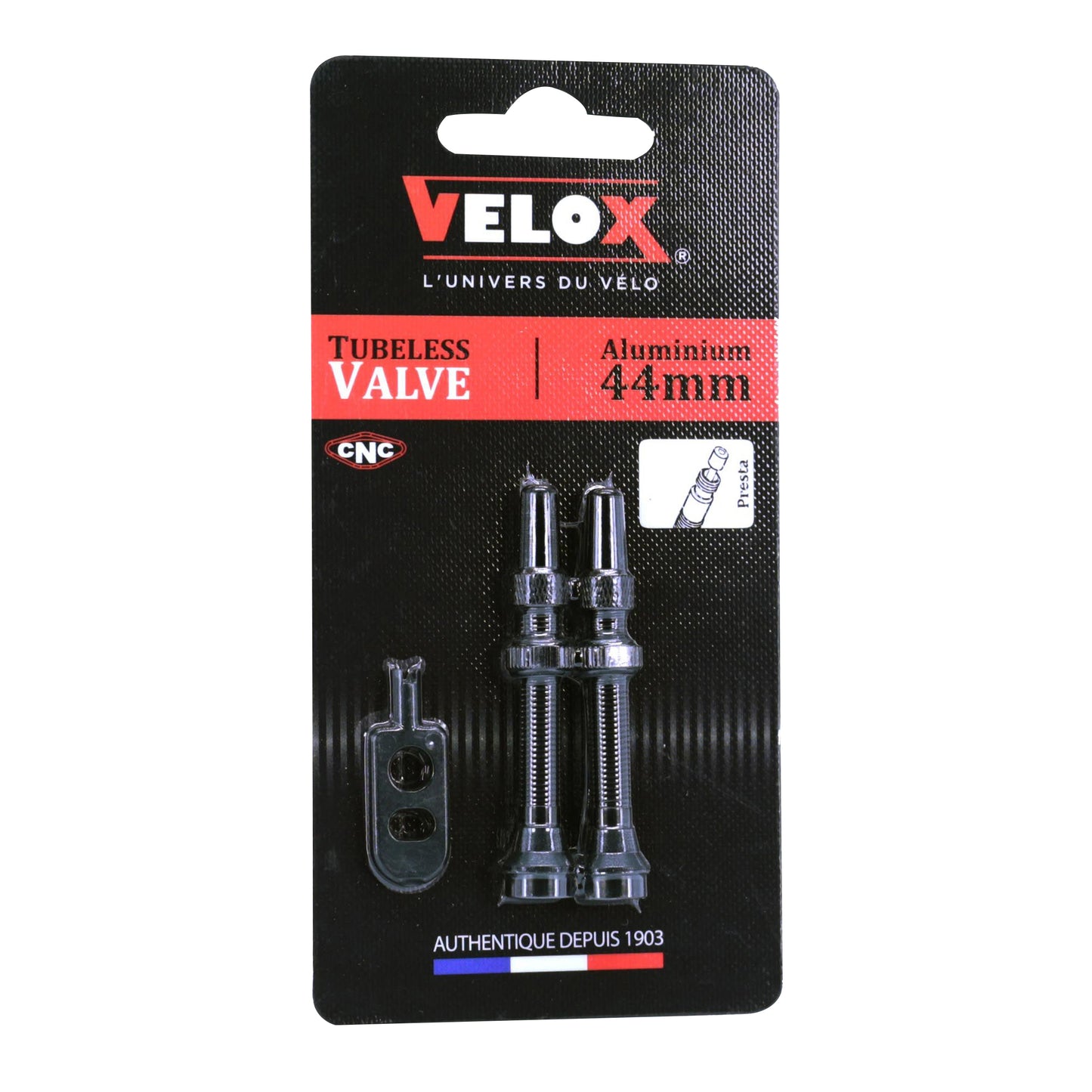 Valve tubeless Presta Velox 44 mm