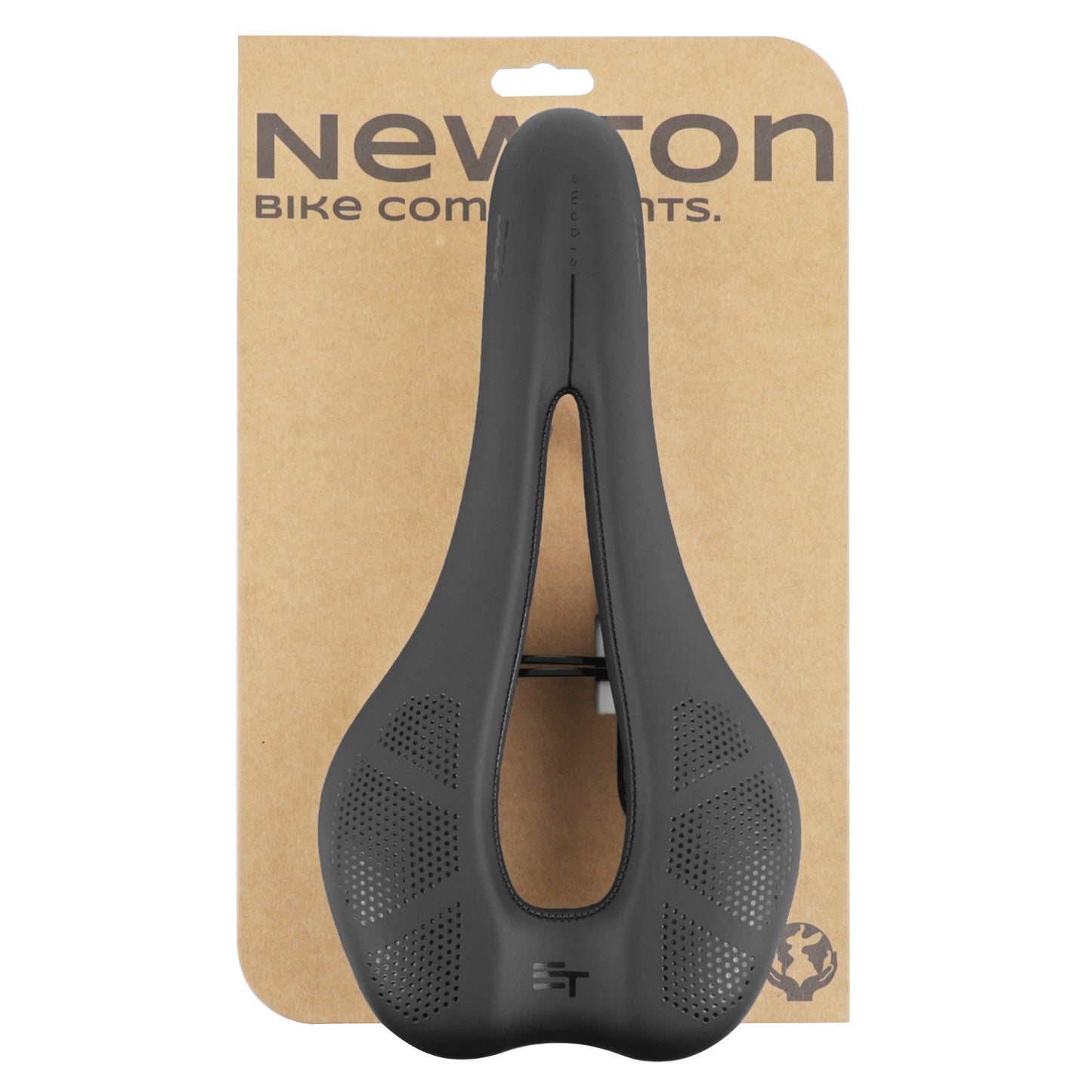 Selle Newton Route VTT Mad Sad1 noire trou central 269x140