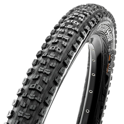 Pneu VTT 27.5 X 2.30 Maxxis Agressor Exo Noir Tubeless Ready 60TPI TS (58-584) Pliant (Dual Compound)