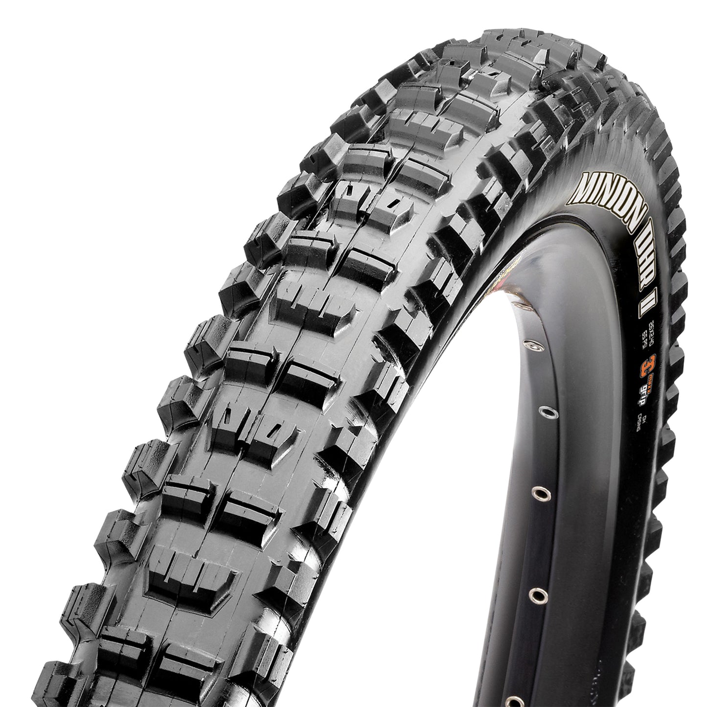 Pneu VTT 27.5 X 2.40 Maxxis Minion DHR II Exo Noir Tubeless Ready TS (62-584) Pliant (Dual Compound)