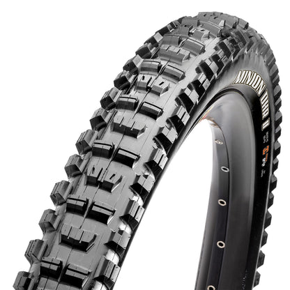 Mountain Bike Tire 29 X 2.40 Maxxis Minion DHR II Exo Black Tubeless Ready TS (61-622) Folding (Dual Compound)