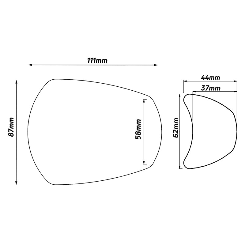 Rétroviseur vélo Zefal Espion E100 Cargo gauche
