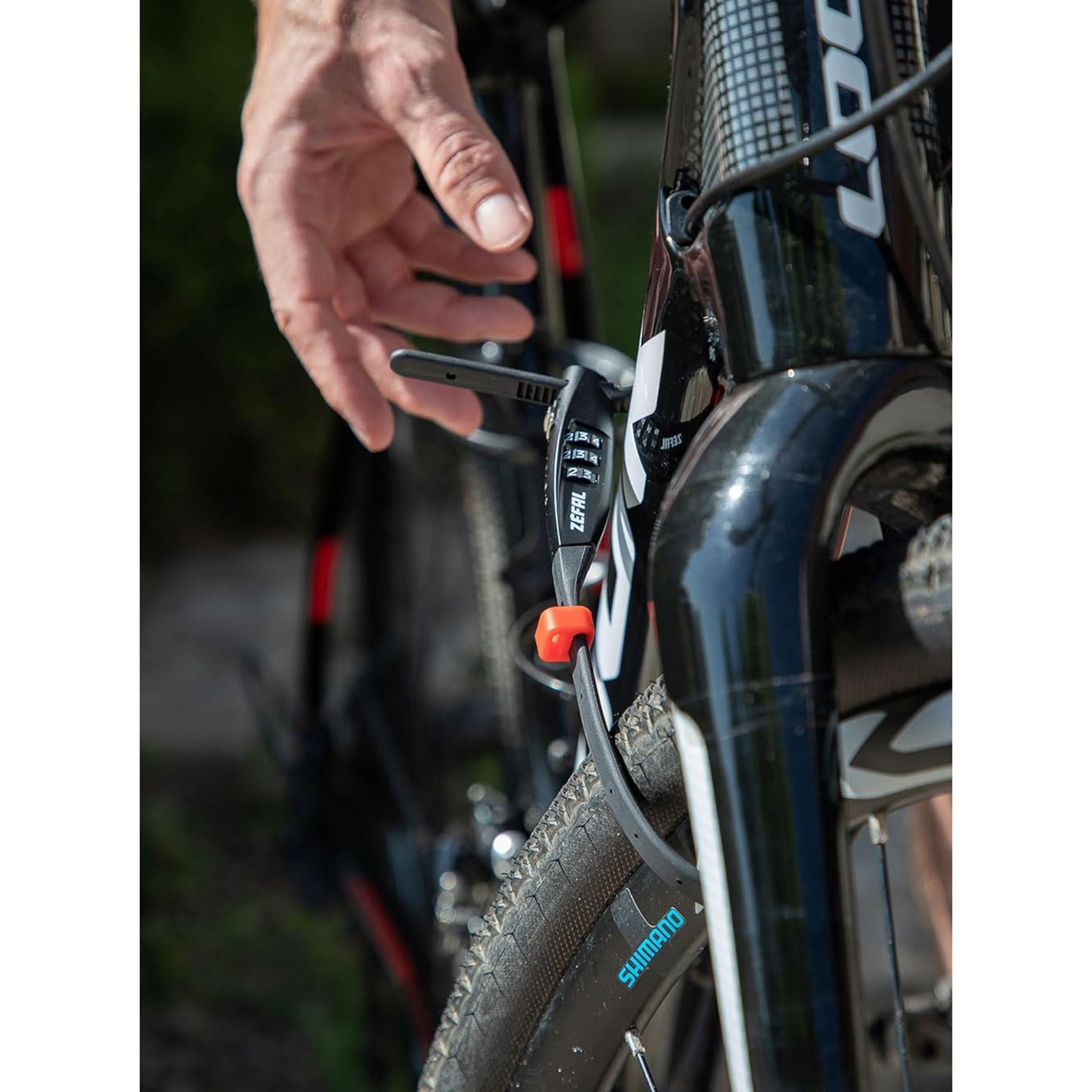 Zefal K-traz zip3 Code Bike Cable Lock Self-locking Cable Tie Type