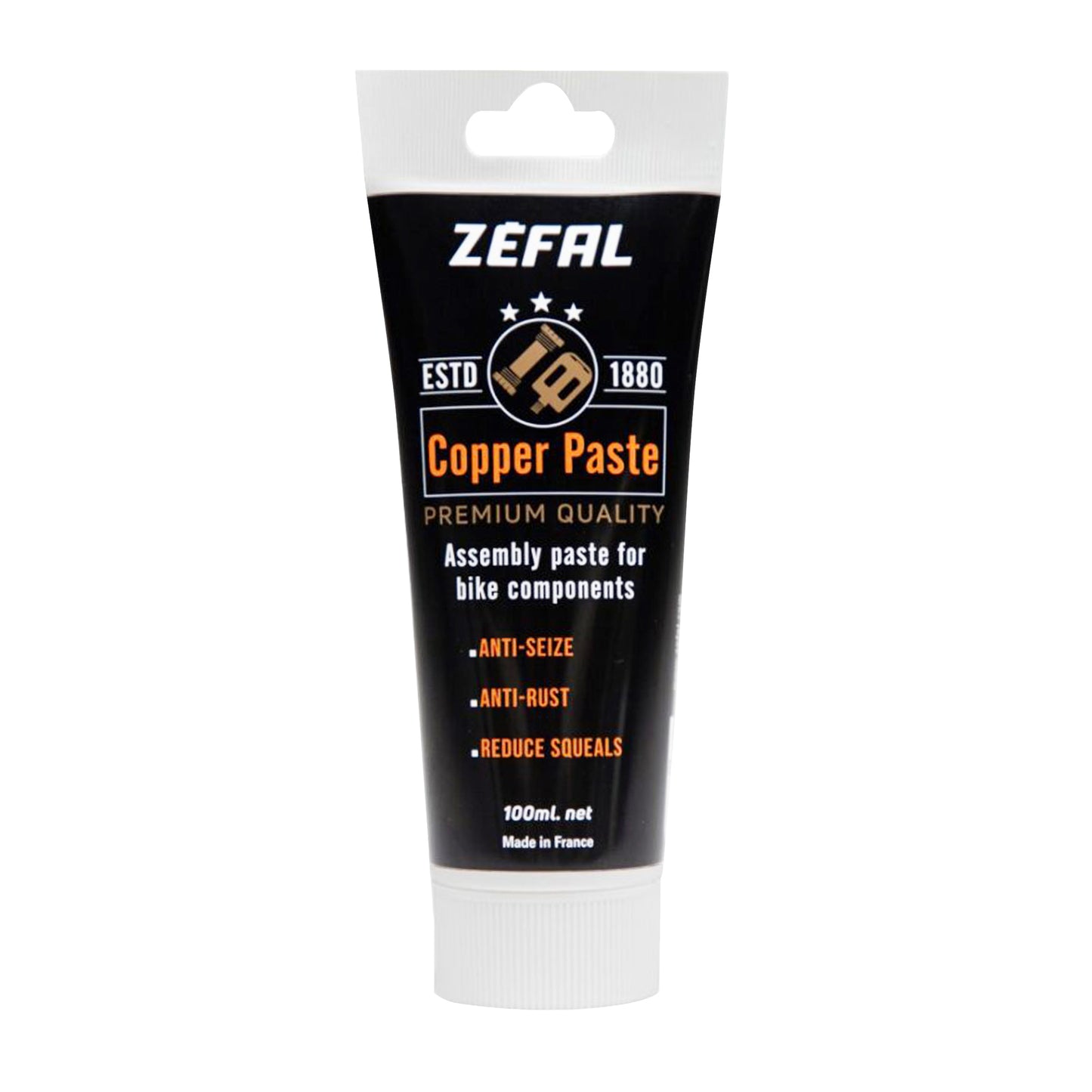 Pâte de montage / graisse vélo Zéfal copper cuivre anti/grippant (tube 100ml)