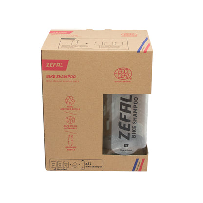 Zéfal bike shampoo (kit including 1 1L aerosol spray bottle and 3 x 300ml eco-refills)