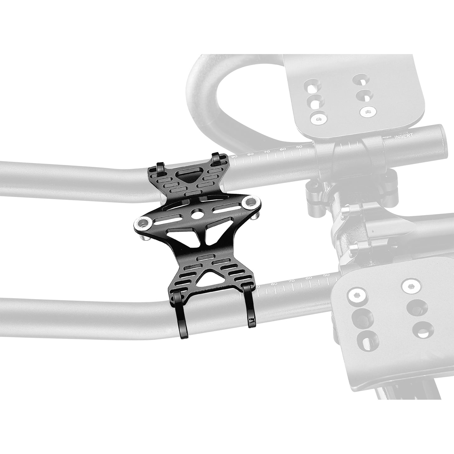 Support porte-bidon PCP prolongateur triathlon alu noir