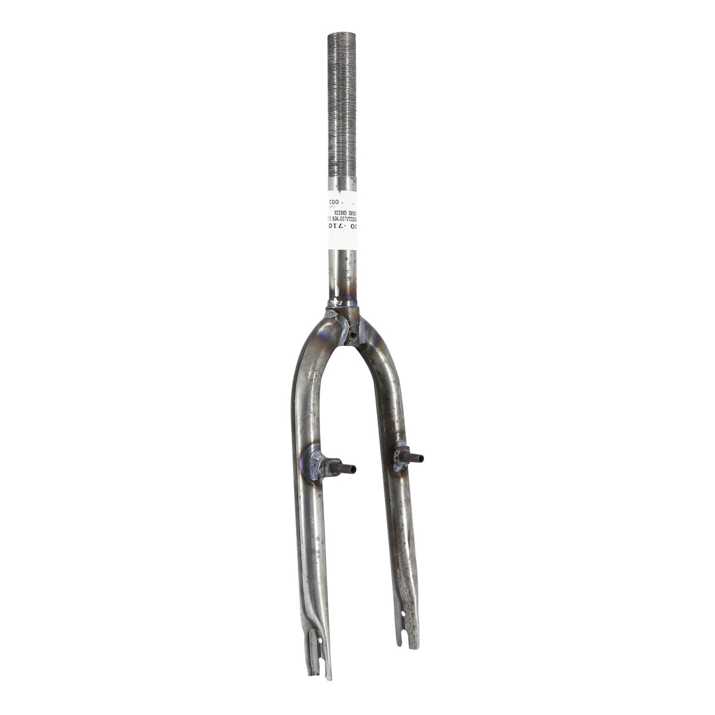 Fourche VTT 20" PCP acier brut à peindre pivot fileté 1"-22.2 mm intèrieur