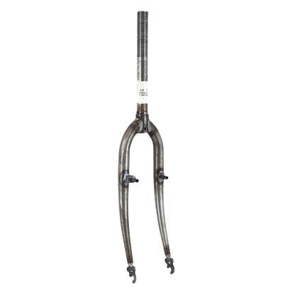 24" raw steel MTB fork, ready to paint, 1"-22.2 mm internal threaded steerer