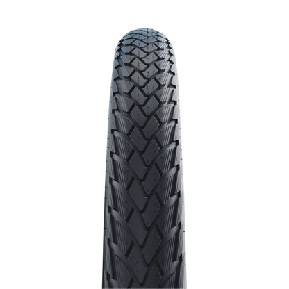 Urban Hybrid Bicycle Tire 700 x 38B Schwalbe Marathon Green Black TR (40-635) GreenGuard Puncture Protection Reflex Sidewall E-Bike Compatible (28x1 1-2)